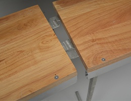 double plateau comptoir en bois