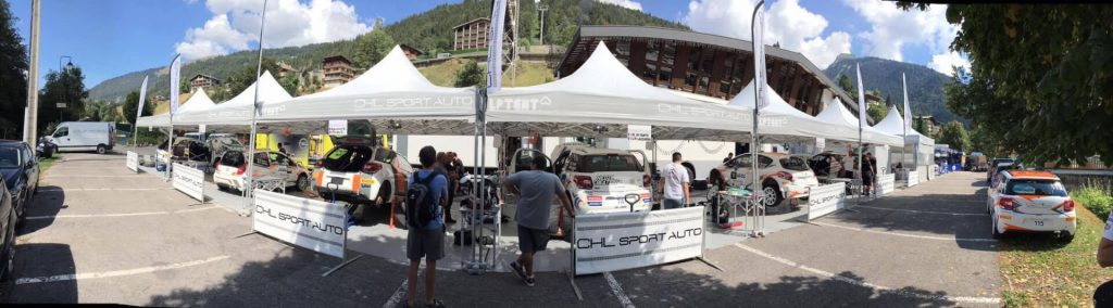 Tente pliantes paddock CHL Sport Auto Rallye