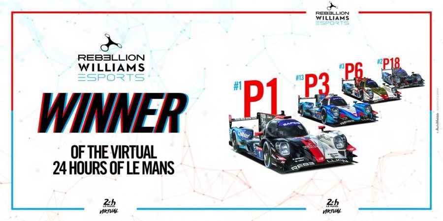 Rebellion Williams vainqueur des 24h du Mans virtuelles