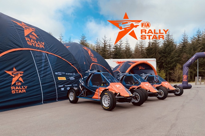 Stand gonflable LPTENT pour promouvoir RallyStar FIA
