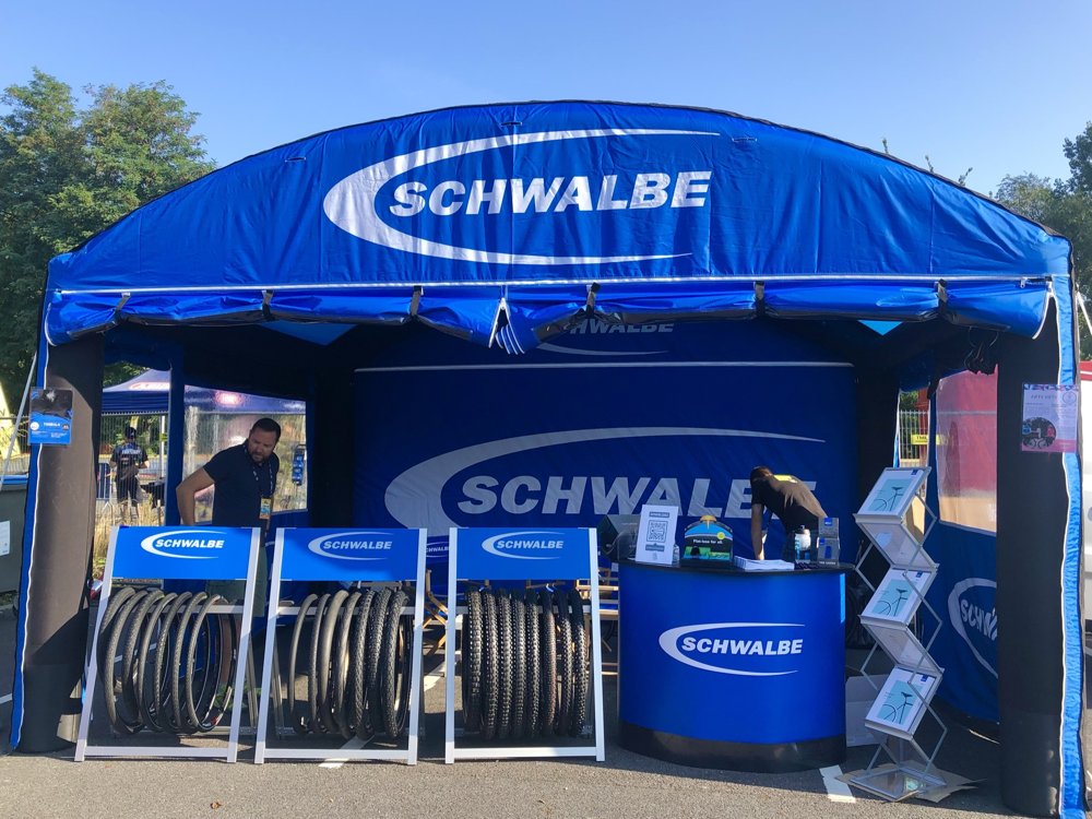 Stand gonflable pour Schwalbe VEG 2021