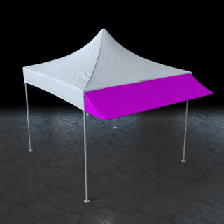 Casquette de tente pliante